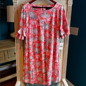 Ronni Nicole Double Ruffle Sleeve Shift Dress